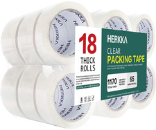 Clear Packing Tape,18 Rolls Heavy Duty Packaging Tape for Shipping Packaging NEW