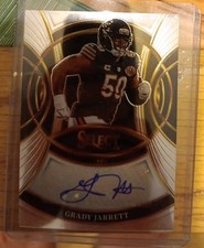 2025 Panini Select - Signatures Grady Jarrett #SP-GJT Silver Prizm (AU)