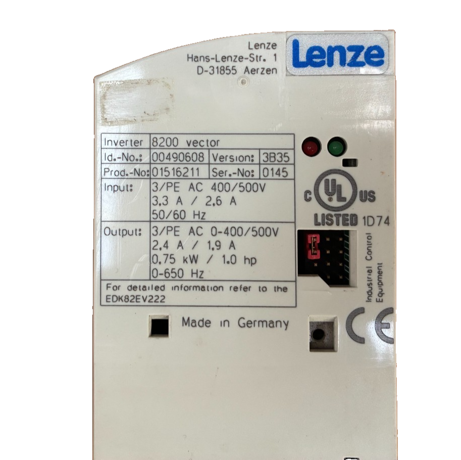 Lenze 8200 Vector 00490608 Vector Frequency Inverter Drive | eBay Australia
