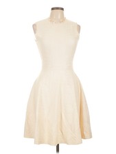 Alexander McQueen Women Ivory Cocktail Dress L