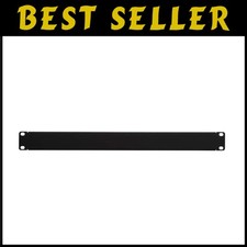 1U Blank Panel Spacer for 19" Server Rack - Black