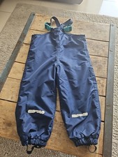 Matschhose Regenhose Größe 98 104 gefüttert blau 