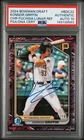 KONNOR GRIFFIN Signed Auto 2024 1st Bowman Fuchsia Refractor /199 PSA Auto 10