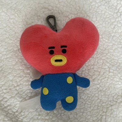 Official BT21 Tata BTS V 4.5'' Full Body Plush Bag Charm Keychain