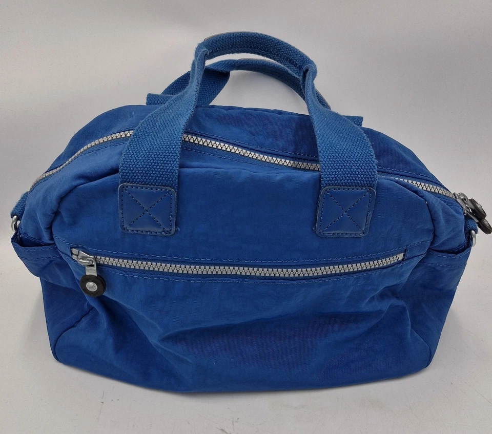 Kipling Defea Blau Handtasche Schultergurt Shopper Tasche Courtney Monkey - Bild 2 von 4
