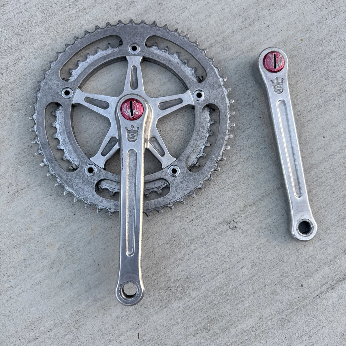 Sugino Double Chainring Cranksets 165 mm Crankarm for sale | eBay