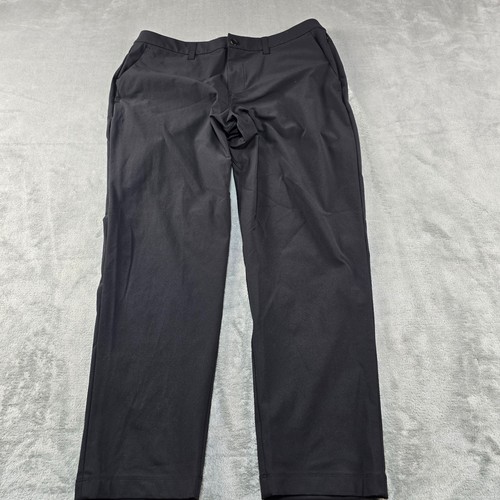 Lululemon ABC Pants Mens 36x30 Black Classic Fit Warpstream Stretch Comfort