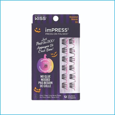 KISS imPRESS Lash Clusters Pixie Dust 12mm 14mm Press On False Lashes