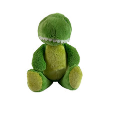 Carters Green Dinosaur Tyranosaurus Rex Plush 8" Stuffed Toy Lovey