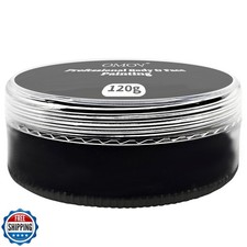 Black Face Paint 120g 4.23 0z Non-Toxic,Water Activated Face Painting Kit f