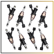 Pair Of 8 Fuel Injectors Compatible For 2014-2017 Chevy Gmc Replace 12668390