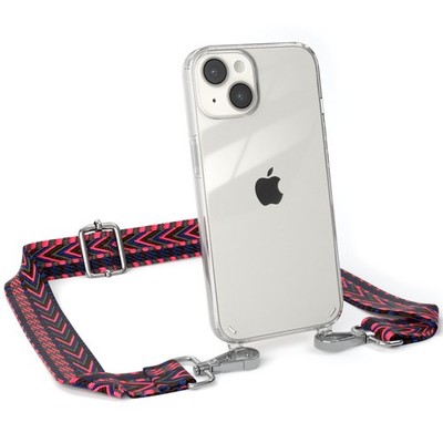 EAZY CASE für Apple iPhone 14 Handyhülle Silikon mit Schultergurt zum Umhängen