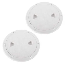 2Pack of 6 inch Hatch Round Non Slip Inspection Hatch w/Detachable Cover for ...