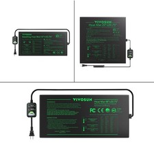VIVOSUN 10"/20"/40"x20.75" Seedling Heat Mat Built-in Temperature Controller