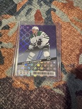 2024-25 UD Credentials Hockey Debut Ticket Access Logan Stankoven Auto Purple/10