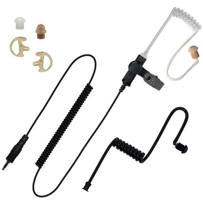 SHEEPDOG MICROPHONES 3.5mm Threaded Listen Only Earpiece, Compatible Black 