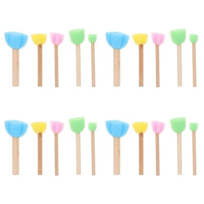 20 Pcs Malerschwamm Schwammbürste Schwammpinsel Zum Malen Schwammbürsten - Bild 1 von 4