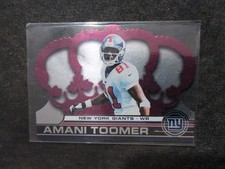 2001 Pacific Crown Royale #93 Amani Toomer New York Giants Football Card