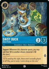 Daisy Duck - Ghost Finder 141/204 Common Whispers in the Well Lorcana LP