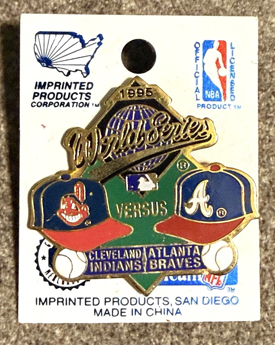 メジャーリーグコレクターズ　ピンセット Baseball Atlanta Braves Vintage Sports Pins 1995 for sale | eBay