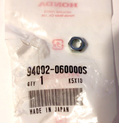 ホワイト Honda Hex Nut 6MM NOS 94002-060000S (L-8055) | eBay