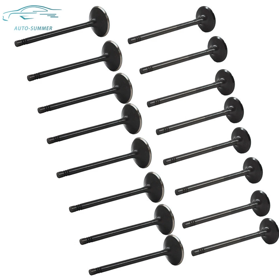 Válvulas de admisión y escape 16 piezas para Chevrolet Cobalt/Cavalier Pontiac G5 2,0 2,2 L Foto 2 de 4