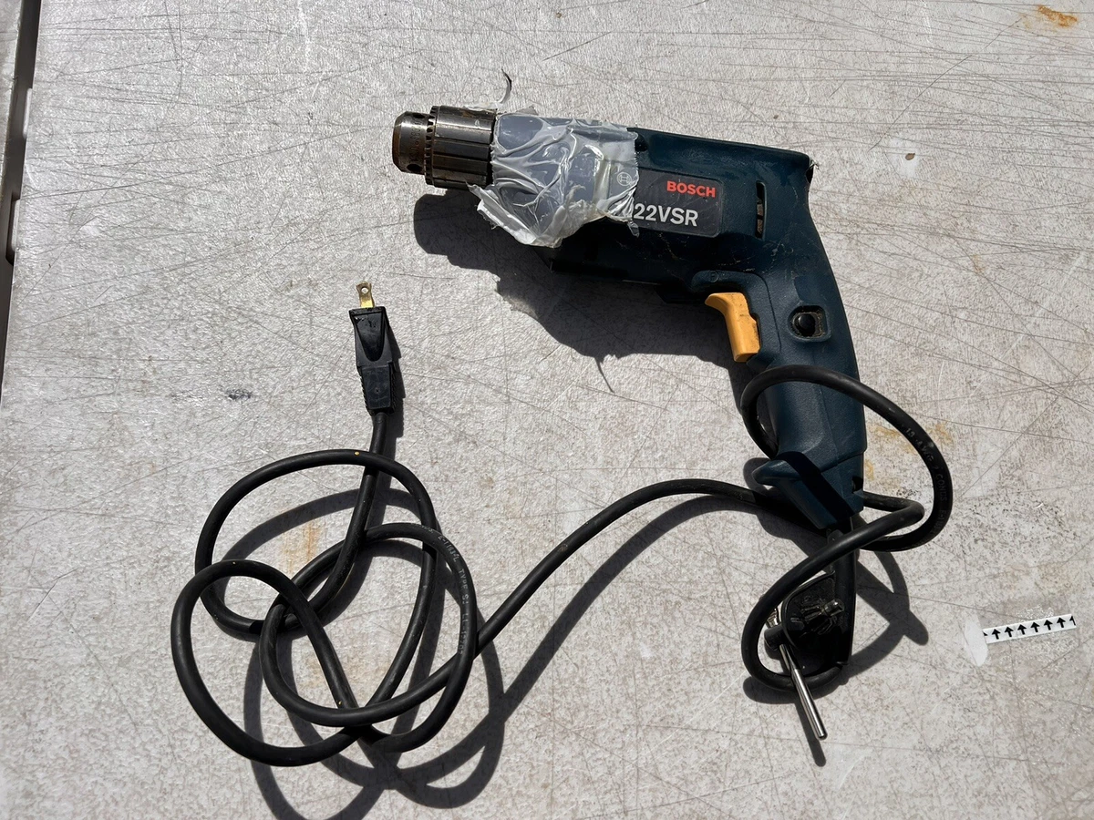 USED BOSCH 3 8 DRILL WITH CHUCK TOOL CORDED 1022VSR eBay