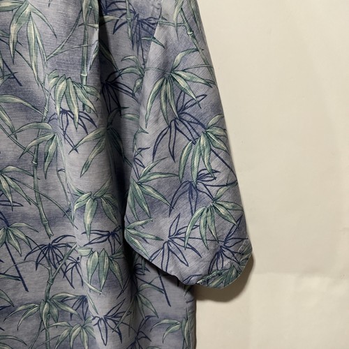 Tommy Bahama Silk Camp Shirt Men's Size XL Tropical Floral Blue - Picture 9 of 11