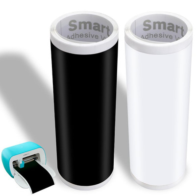 2 Rollen Smart Vinyl Permanent Für Cricut Joy, 14X200Cm Plotterfolie Selbstklebe