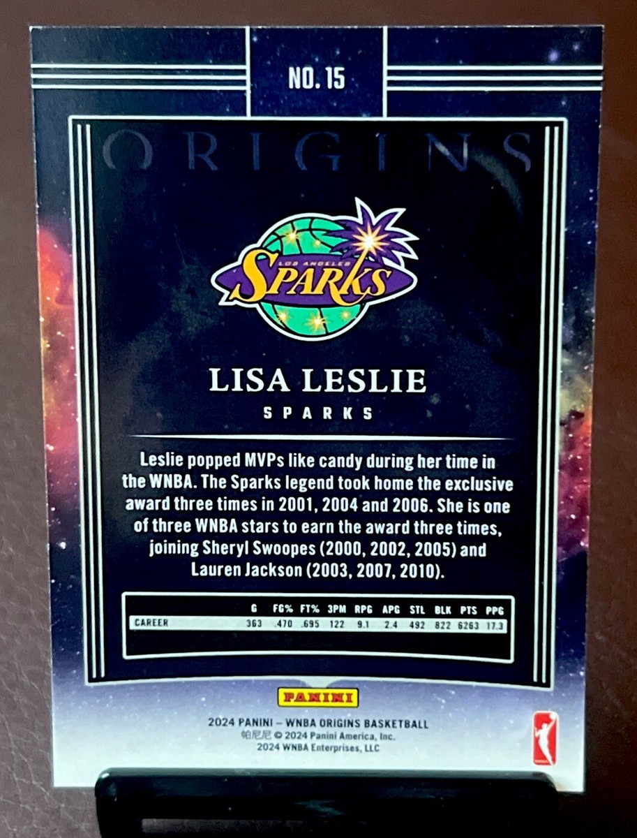 2024 Panini WNBA Origins - LISA LESLIE *Los Angeles Sparks Blue
