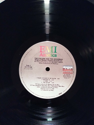 FALCON AND THE SNOWMAN Pat Methany Soundtrack LP - Play Tested EXCELLENT - Picture 6 of 10