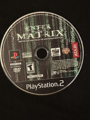 Enter the Matrix - PS2 (Sony PlayStation 2, 2003) - senza manuale, solo disco, testato - Foto 2 di 5