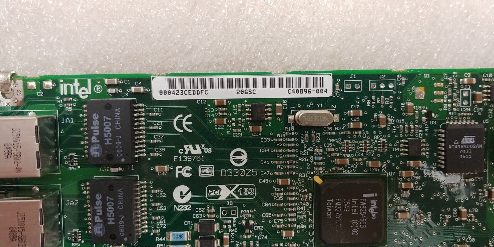 Intel C40896004 J1679 Pro/1000 Dual Port Network Card PC GREAT COND