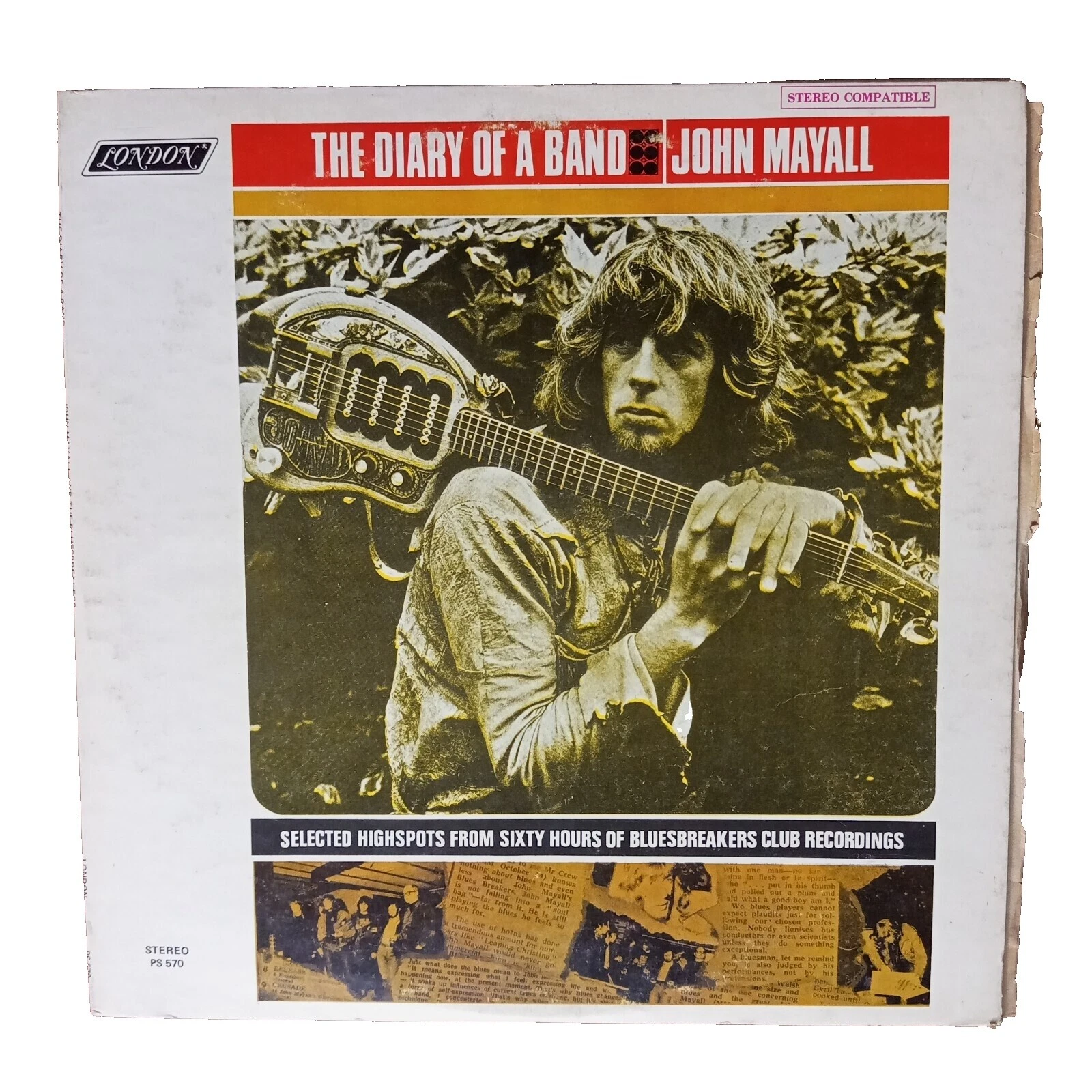 John Mayall Very Good Plus (VG+) Vinyl Records