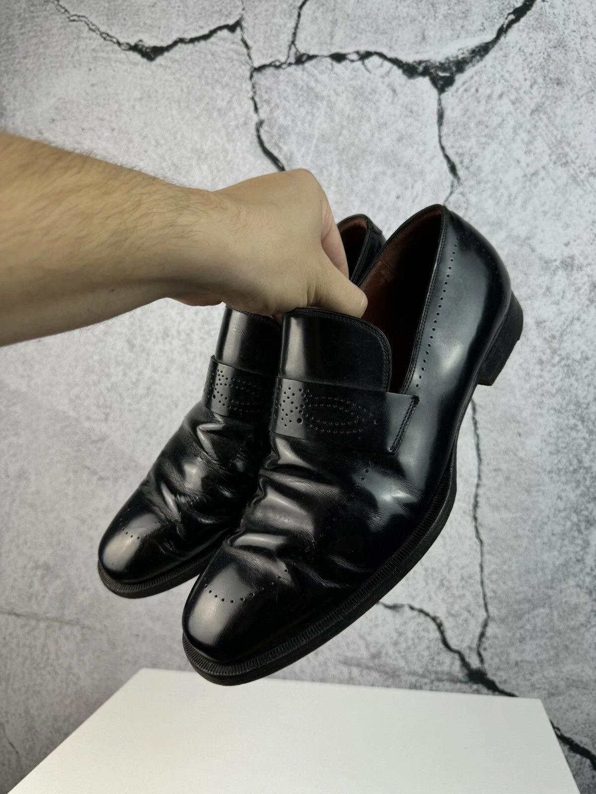 Mocassins vintage GUCCI chaussures Tom Ford cuir vintage Prada