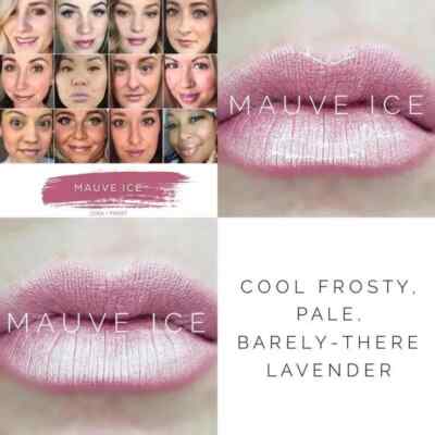 LipSense Mauve Ice Lasting Lip Color SeneGence New Sealed Full Size Authentic