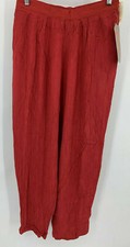 Vintage NOS Requirements Pull On Rayon Pants High Waist Crepe Pockets
