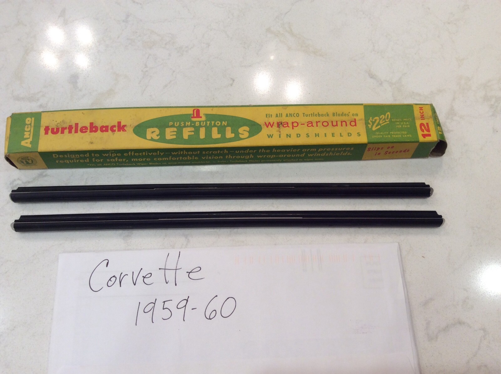Vintage 195960 Chevrolet Corvette Anco Wiper Blades! Originals in box
