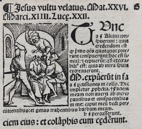 INKUNABEL, Daniel Agricola: Passio domini nostri Jesu christi,Holzschnitte,1514 - Bild 3 von 12