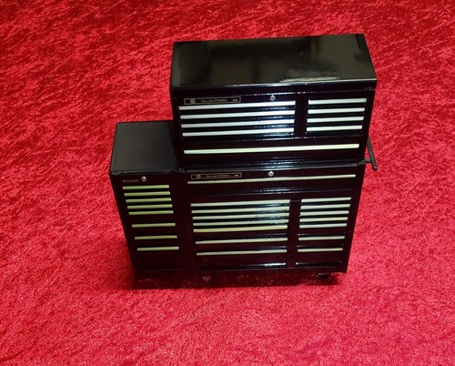 Napa Autoparts, 1/8 scale diecast model toolbox, replica tool chest coin bank. - Picture 3 of 23