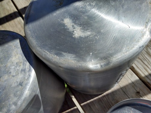 Juego de botes de aluminio Metasco vintage - Imagen 8 de 11