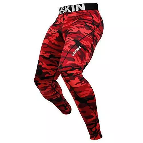 DRSKIN Men's Compression Pants Tights Leggings Sports Baselayer Running