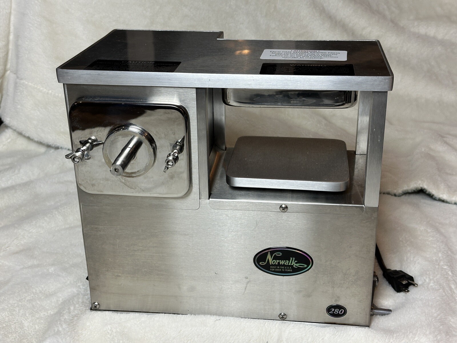 Norwalk Juicer (280 Hydraulic Press) Works Perfect eBay