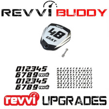 Revvi Electric Bike Motorcycle Number And Name Board Kit Fits 12", 16" Bikes