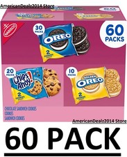 Nabisco Sweet Treats Cookie Variety Pack OREO  CHIPS AHOY 60 pk. LOWEST PRICE