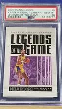 Kareem Abdul-Jabbar - 2020 Panini Hoops Legends of the Game   PSA 10  #13/699