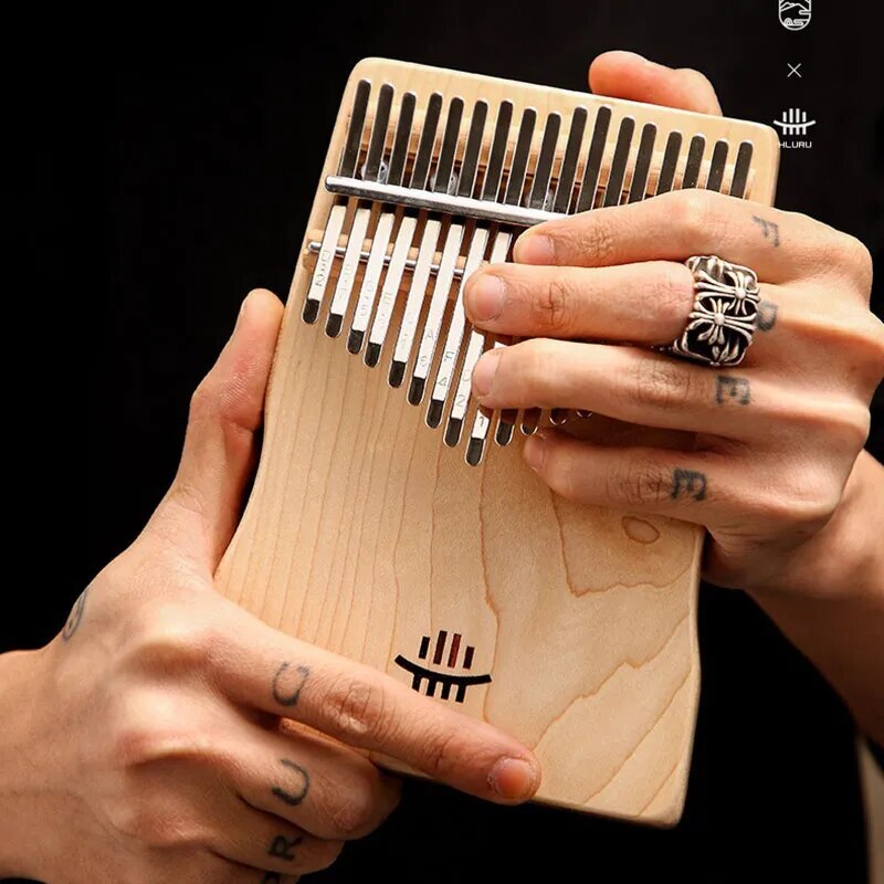 17 Key Kalimba Nail Extended Keyboard Mini Wooden Kalimba 100% Brand New