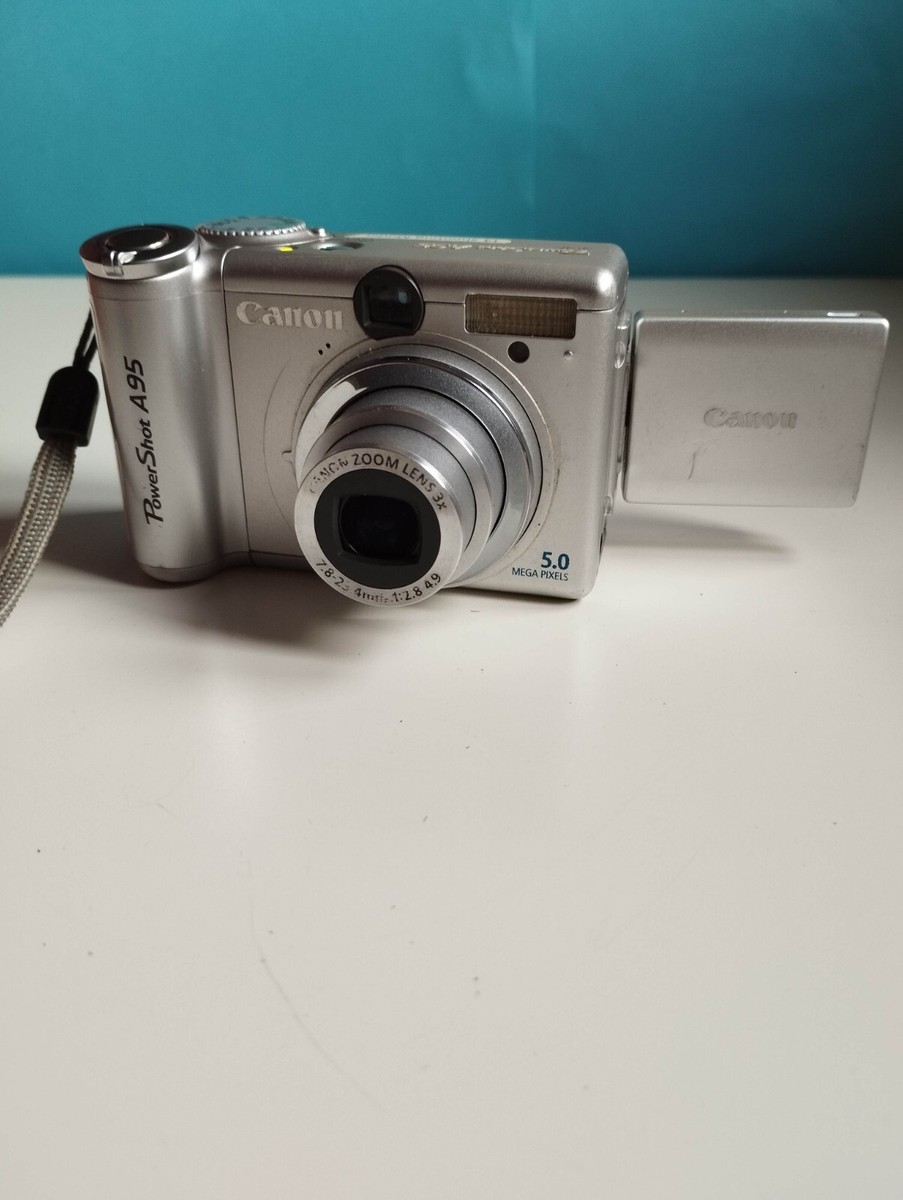 Canon PowerShot A95 5.0MP Digital Camera - Silver for sale online