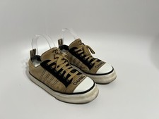 Vtg Chanel Light Brown Suede Sneaker Shoes 36