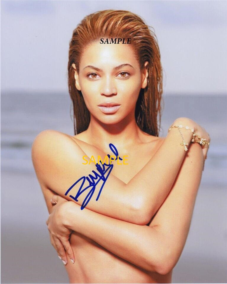 BEYONCÉ】 ビヨンセ 直筆サイン Autograph signature File:Beyoncé's